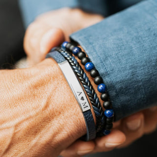 stacked bracelets for men 