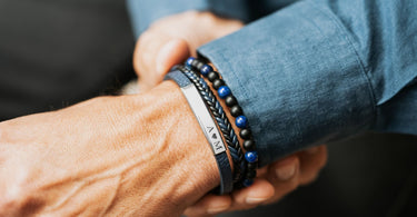 stacked bracelets for men 