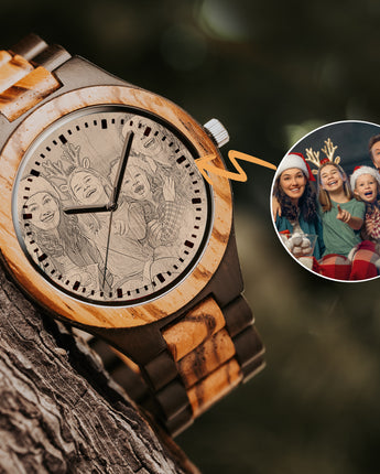 Mountain Born Custom Ebony and Zebrawood Sketch Watch