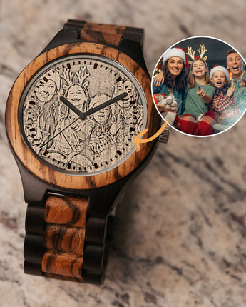 Mountain Born Custom Ebony and Zebrawood Sketch Watch