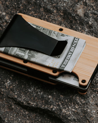 Minimalist Bamboo Wood Wallet