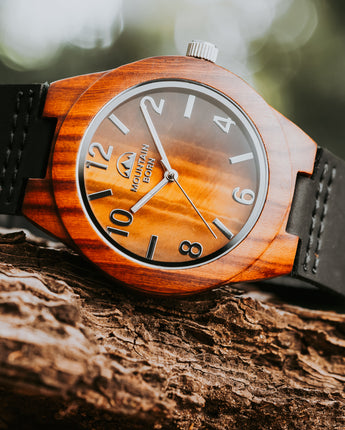 40mm Tiger Eye Groomsmen Men Watch