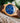 Mountain Born Personalized Bamboo Wood Watch For Men, Blue Marble