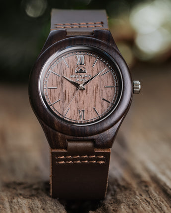 40mm Walnut Wood Groomsmen Men Watch