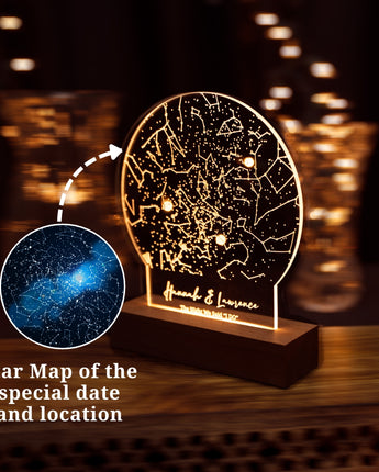 Constellation Star Map Night Light