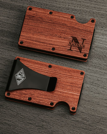 Minimalist Redwood Wood Wallet