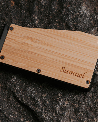 Limitless Bamboo Wood Wallet