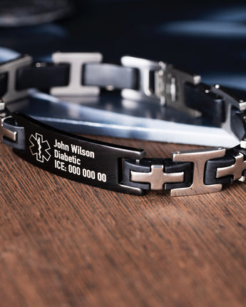 Medical ID Bracelet For Men