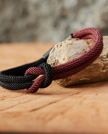 Classy Knot Two-Colored Rope Bracelet