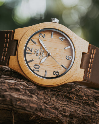 40mm Bamboo Wood Groomsmen Men Watch